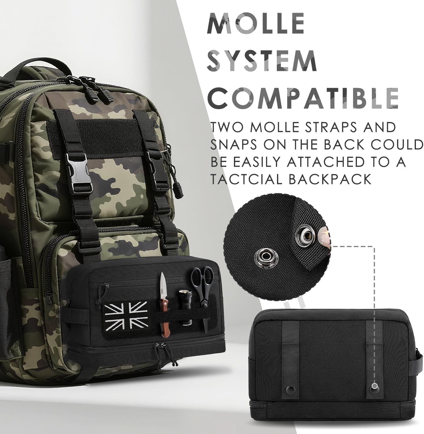 Thumbnail 4 de ETRONIK Tactical Toiletry Bag for Men