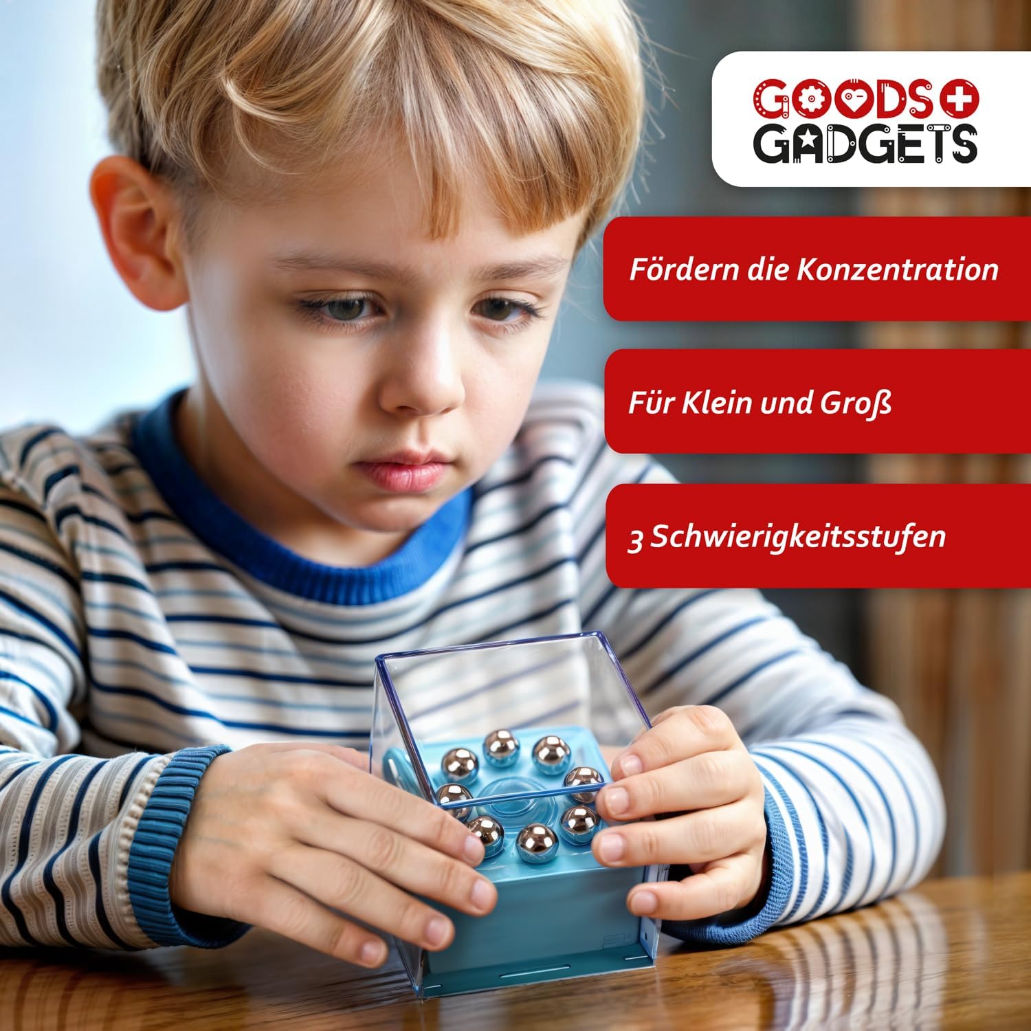 Detalle 2 de Goods & Gadgets Mini Puzzle Mega Set: 24 jeux de balle pour s’amuser et s’entraîner