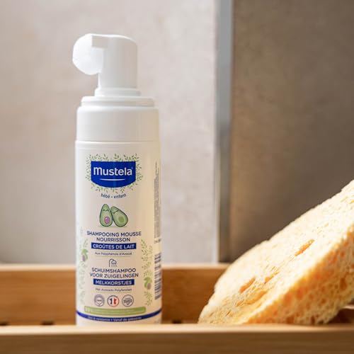 Detalle de Mustela shampoo mousse per crosta lattea, fin dalla nascita – 150 ml