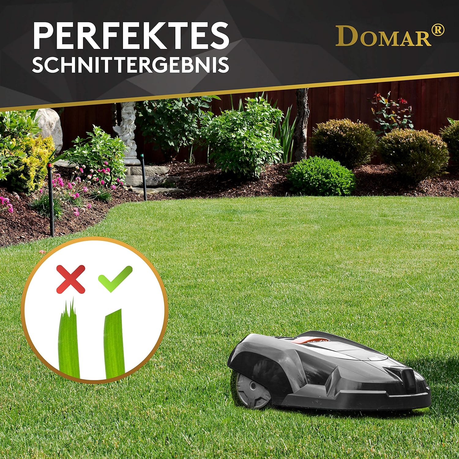 Thumbnail 5 de Domar Mähroboter_Messer: lama di ricambio universale per robot tagliaerba compatibile con Mammotion Luba e Yuka