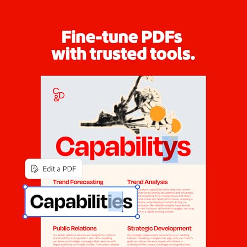 Detalle de Adobe Acrobat Studio 12-Month Subscription: A pragmatic all-in-one for PDF workflow