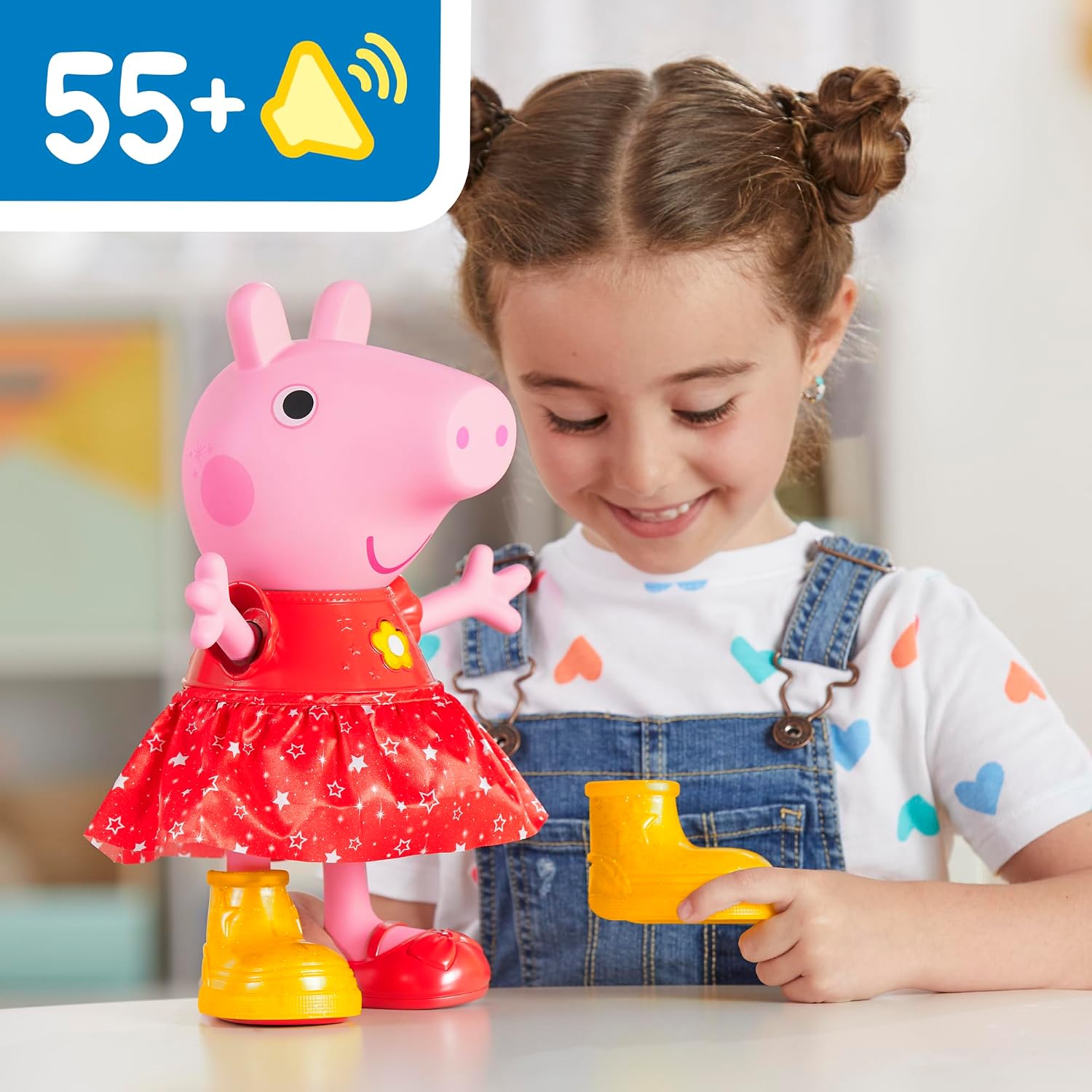 Detalle 2 de Peppa Pig Habro Bambola musicale 30 cm