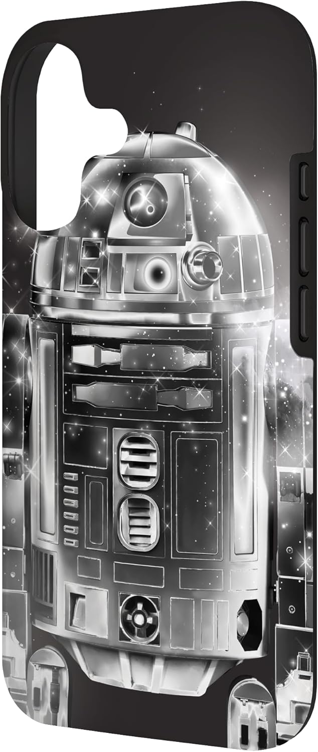 Thumbnail 1 de Coque Star Wars R2-D2 Retro Galaxy Noir pour iPhone 17 (officielle)