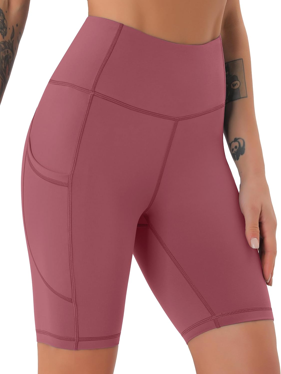 Thumbnail 3 de JOYSPELS Cycling Shorts for Women with Side Pockets – High-Waisted, Non-See-Through Activewear
