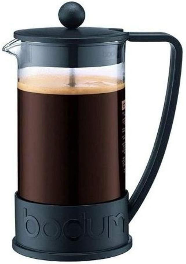 Detalle de Bodum BRAZIL 10938-01 – zaparzacz do kawy 1 l, szklany, czarny
