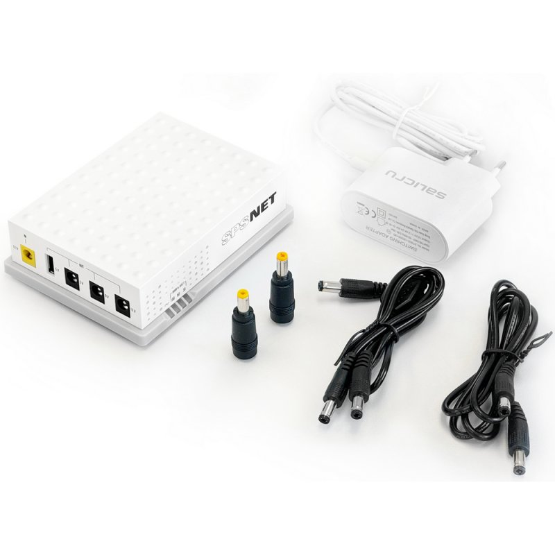 Detalle 2 de Salicru SPS NET2 Mini SAI DC 20W 10000 mAh: energía ininterrumpida para tus dispositivos esenciales