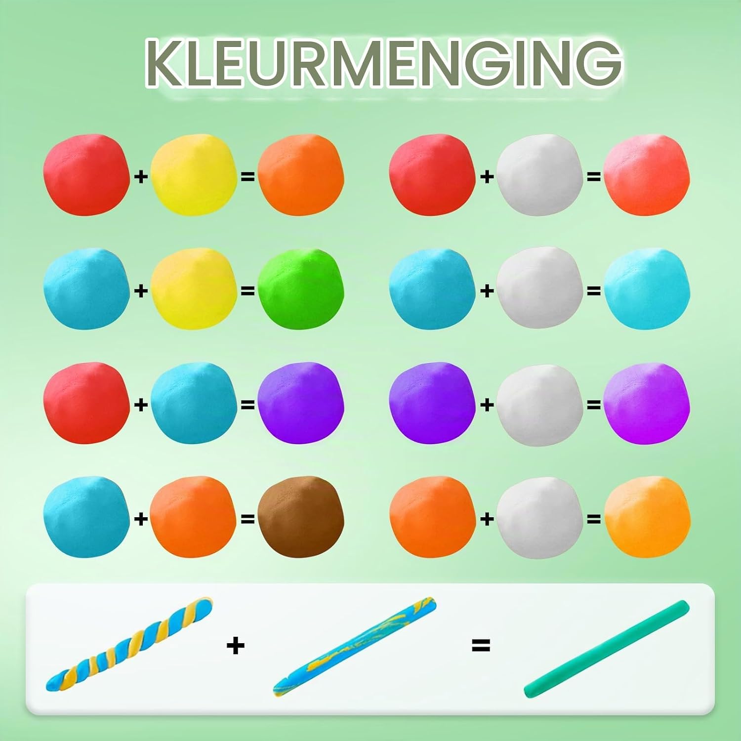 Thumbnail 2 de FAGNBED NT-04 boetseerklei, 58 kleuren, luchtdrogend met 3 gereedschappen
