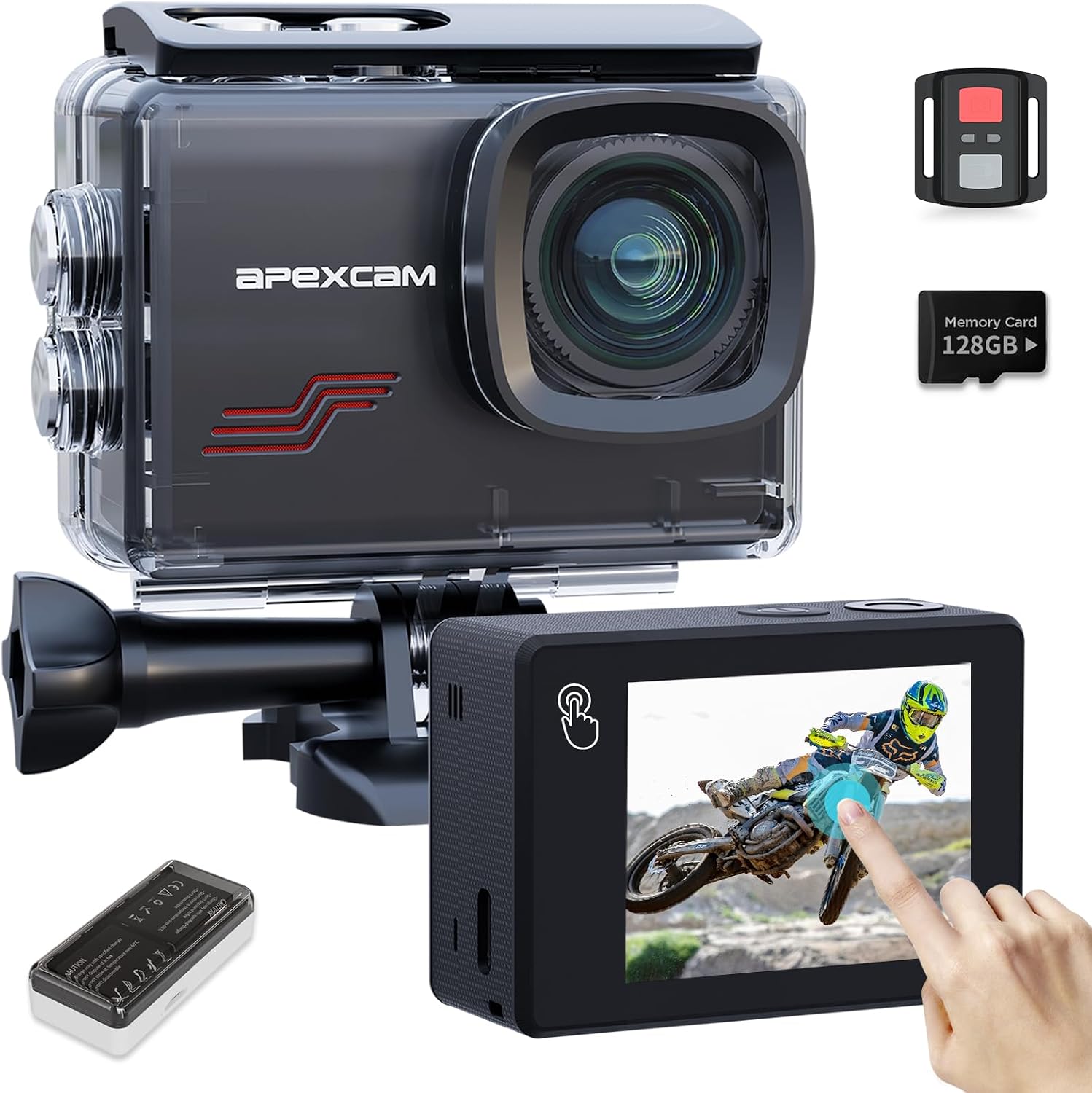 Detalle de Apexcam M80PRO Action Cam 4K