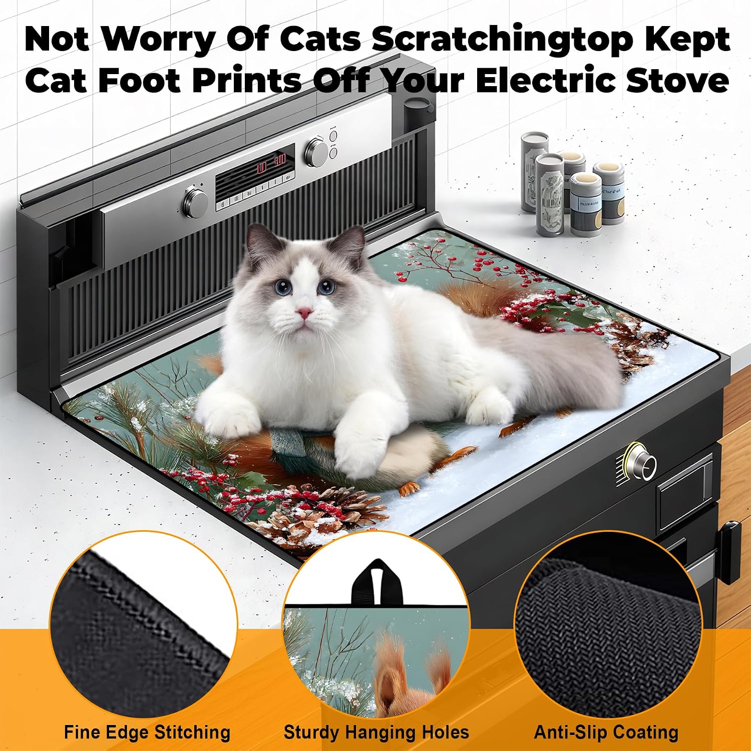 Thumbnail 3 de BSFHH Electric Stove Cover, 28.5 x 20.5 Inches