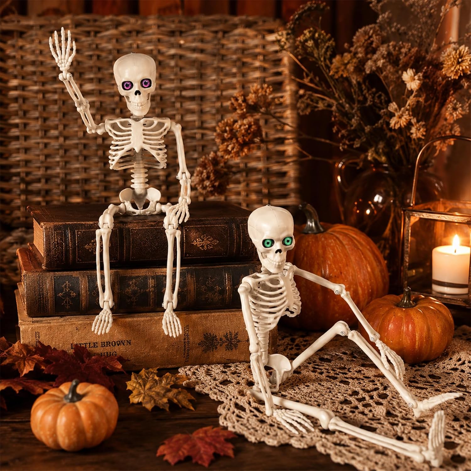 Thumbnail 6 de Daboot Halloween Skeleton Decorations, 16-Inch