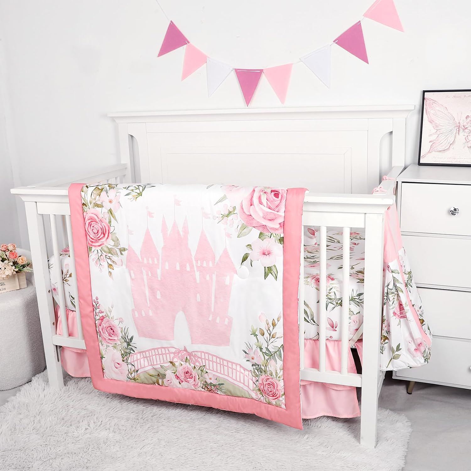 Detalle de TANOFAR crib bedding set, 4-piece