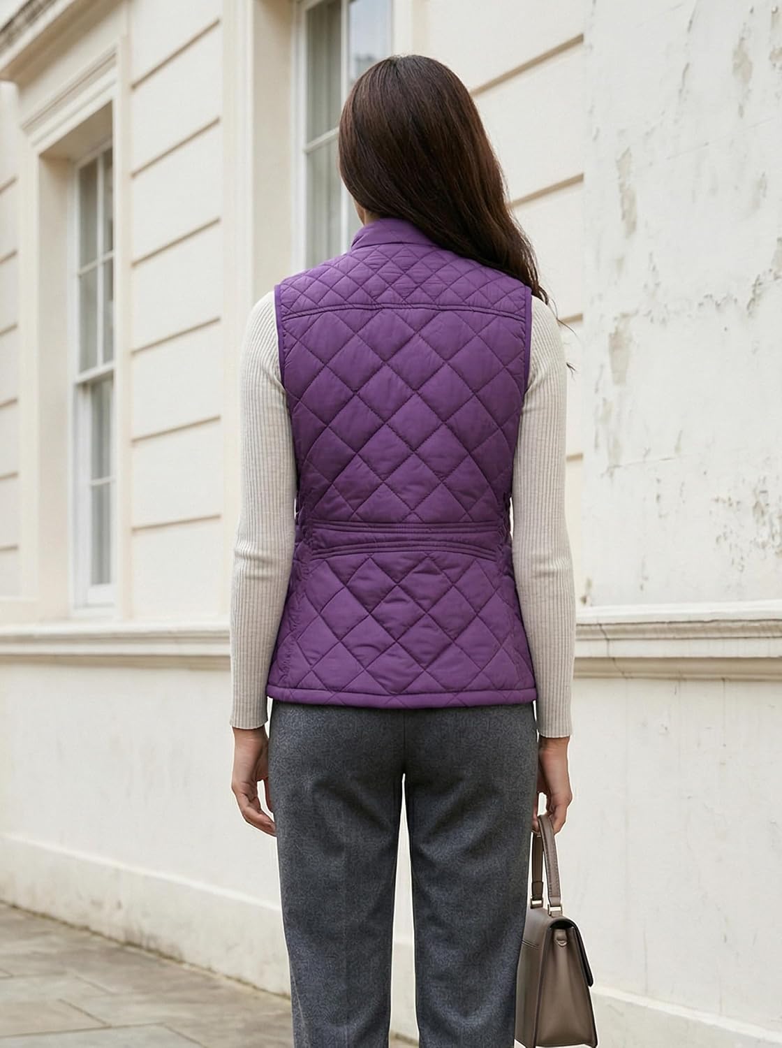 Thumbnail 4 de Fuinloth Quilted Women’s Puffer Vest, Lightweight ⛑