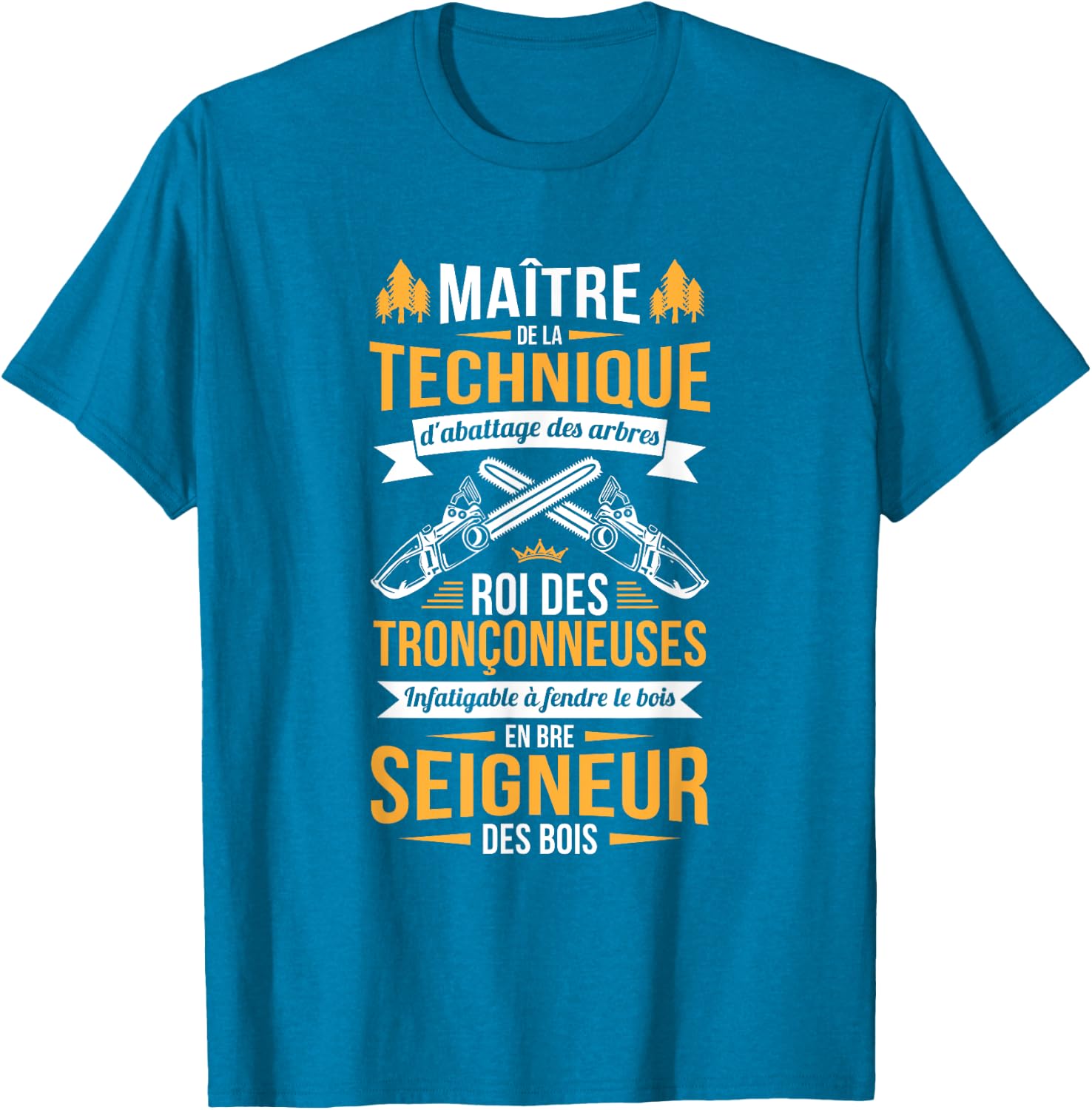 Thumbnail 5 de T-shirt tronçonneuse Rigolo Bûcheron