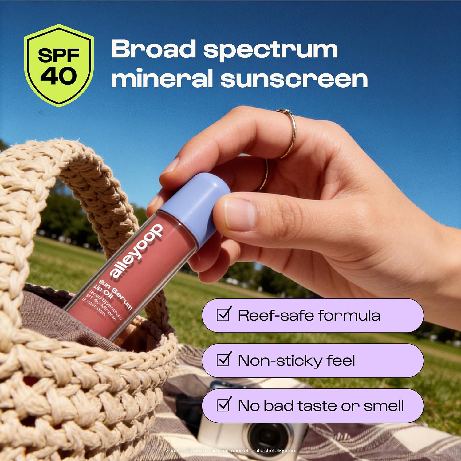 Detalle 2 de Alleyoop Lip Oil SPF 40