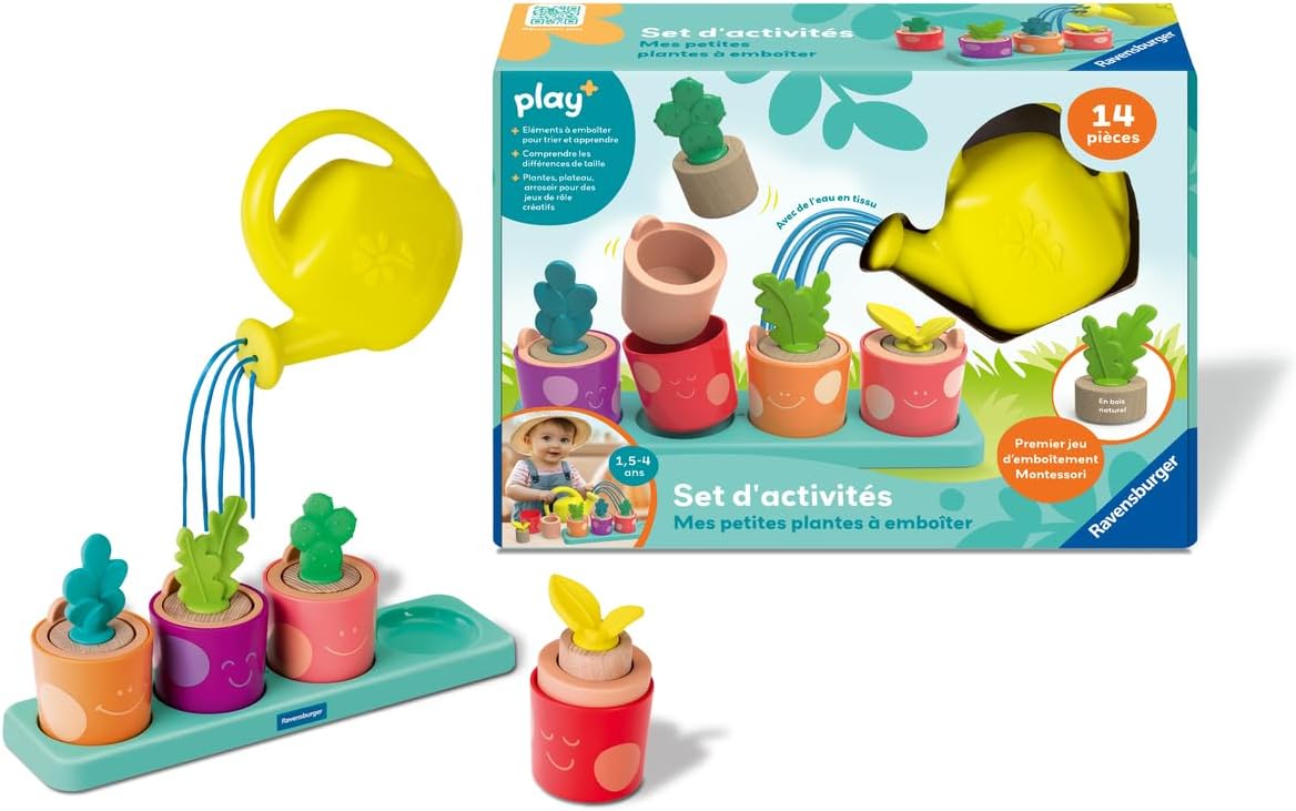 Thumbnail 1 de Ravensburger Play + Set d'activités Mes Petites Plantes à emboîter — jouet d’éveil Montessori dès 18 mois