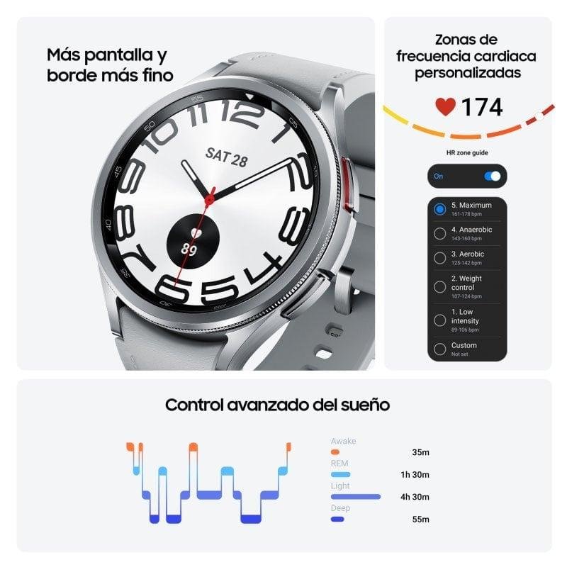 Thumbnail 2 de Samsung Galaxy Watch6 Classic 47mm Negro EU