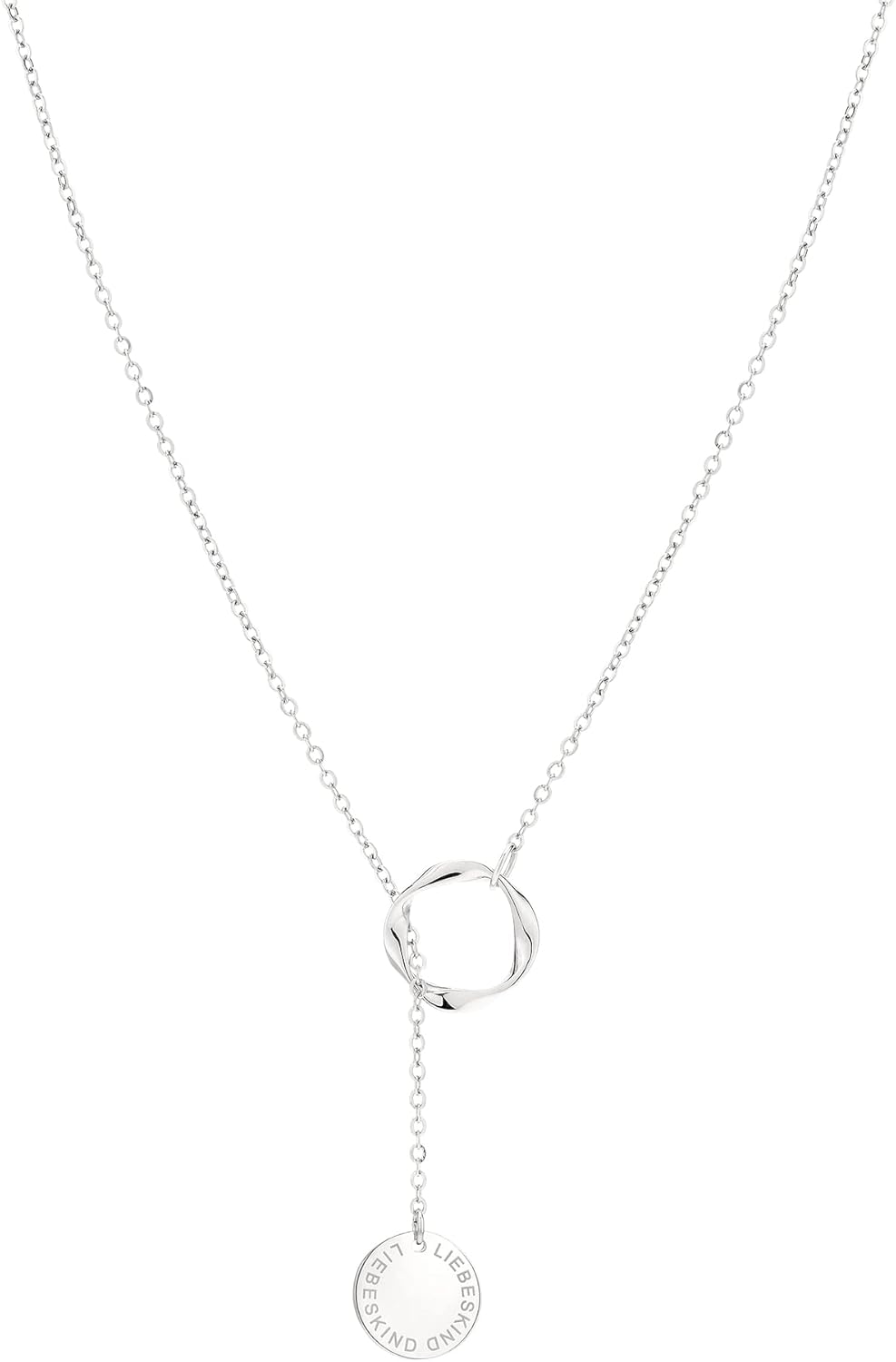 Thumbnail 6 de LIEBESKIND BERLIN Infinity Schmuck – Edelstahl-Kette mit organisch geformtem Infinity-Anhänger