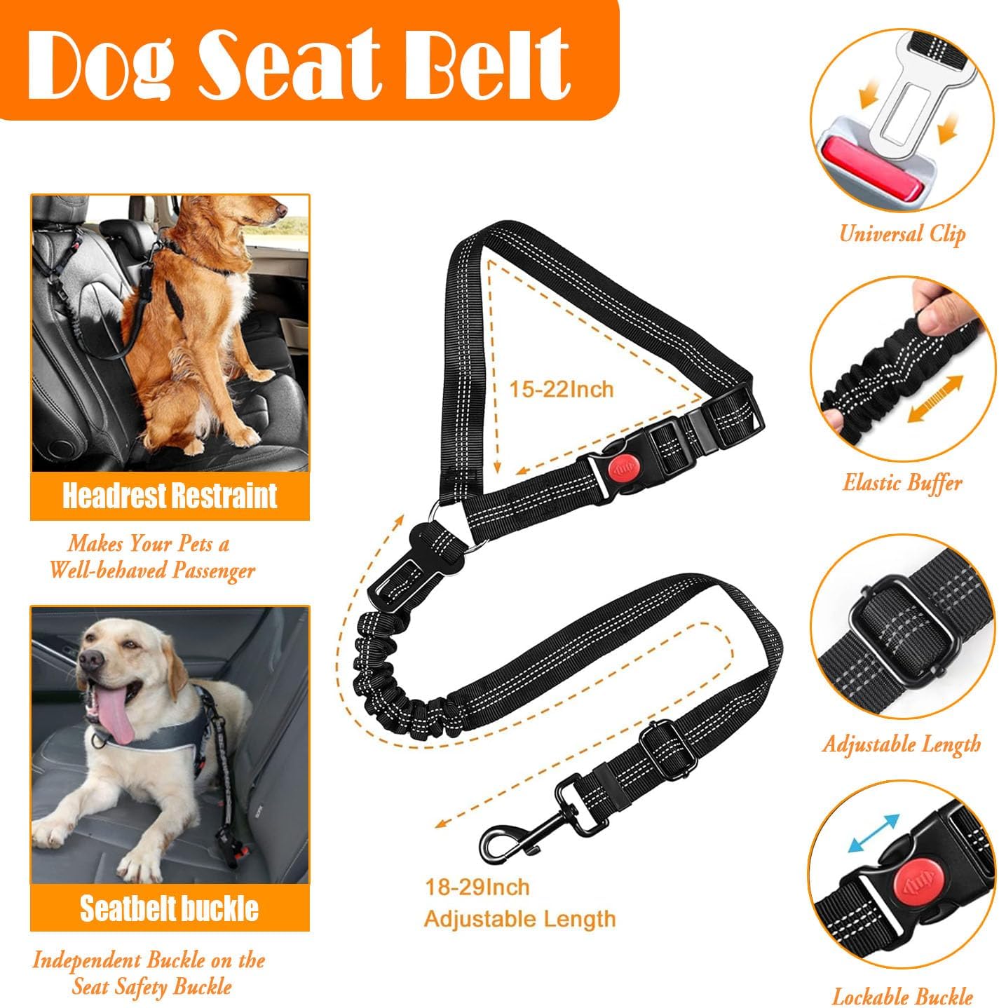 Thumbnail 6 de LOBEVE XHY-Harnesses-Black-L Dog Harness Set with Leash and Travel Accessories