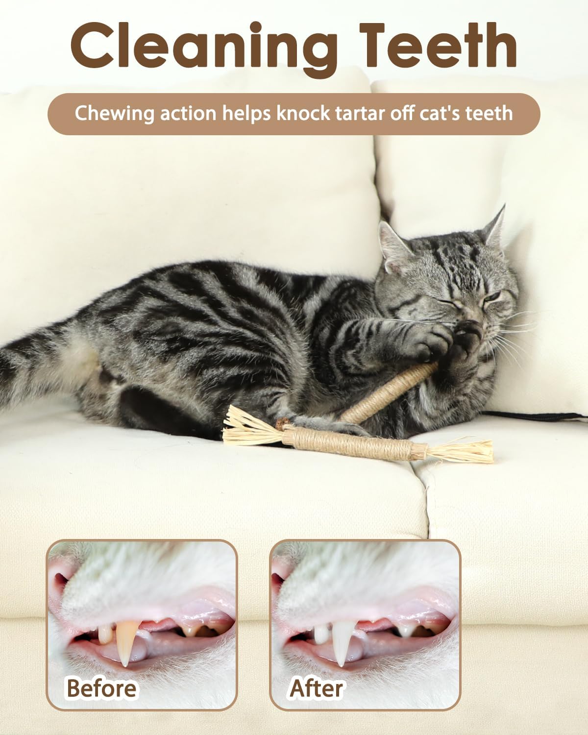 Thumbnail 2 de Nepfaivy Cat Chew Silvervine Sticks 6 pcs