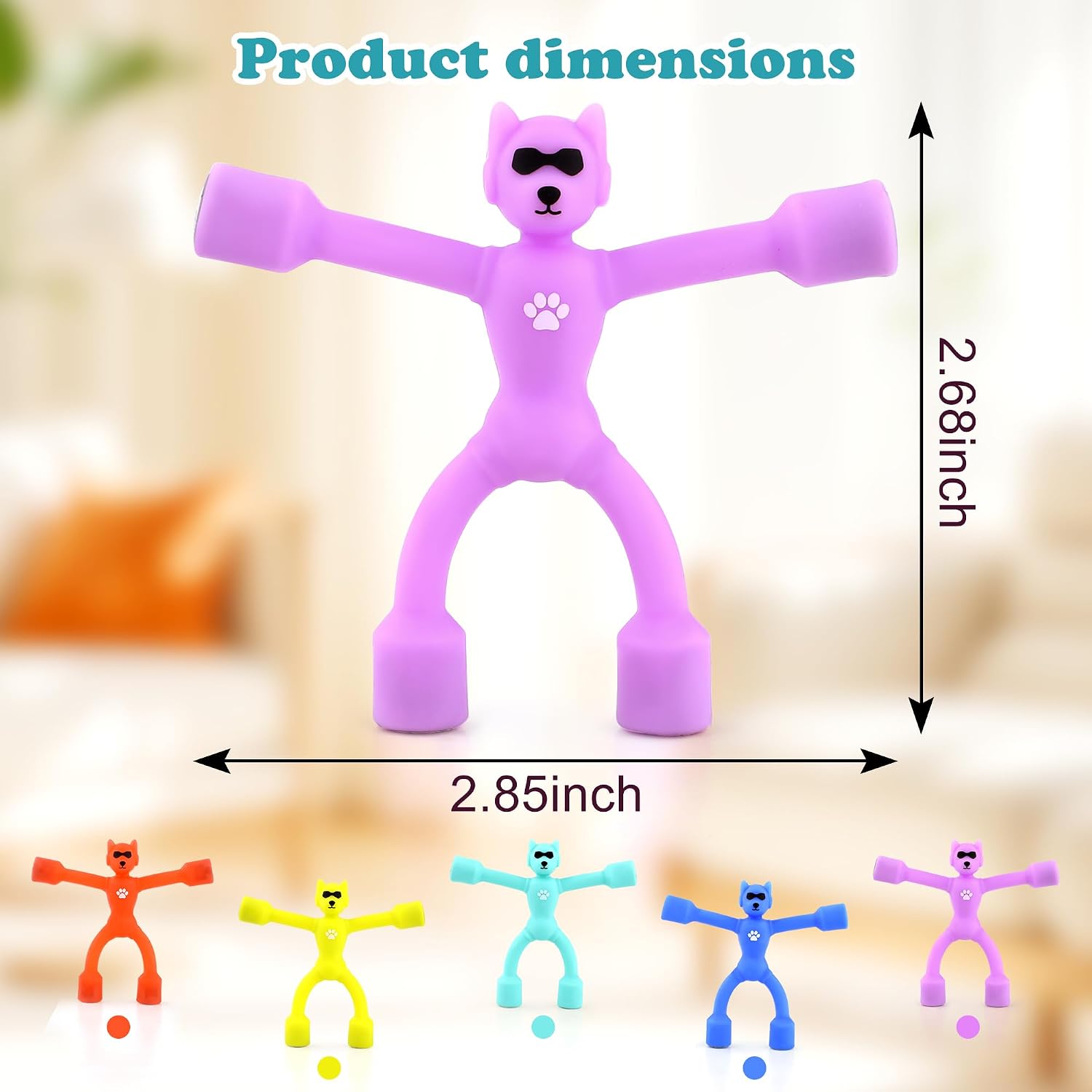 Detalle de HTSHO Magnetic Dog Fidget Toys, 10-Piece Set