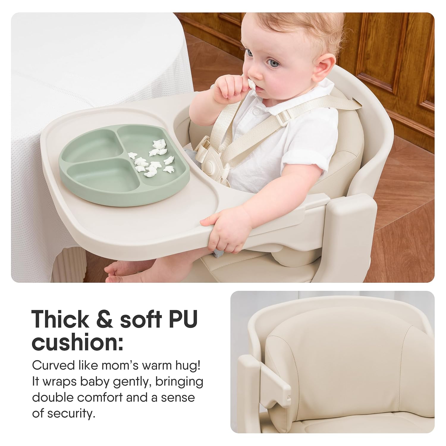 Detalle de Obee Odee Baby High Chair 220 lb
