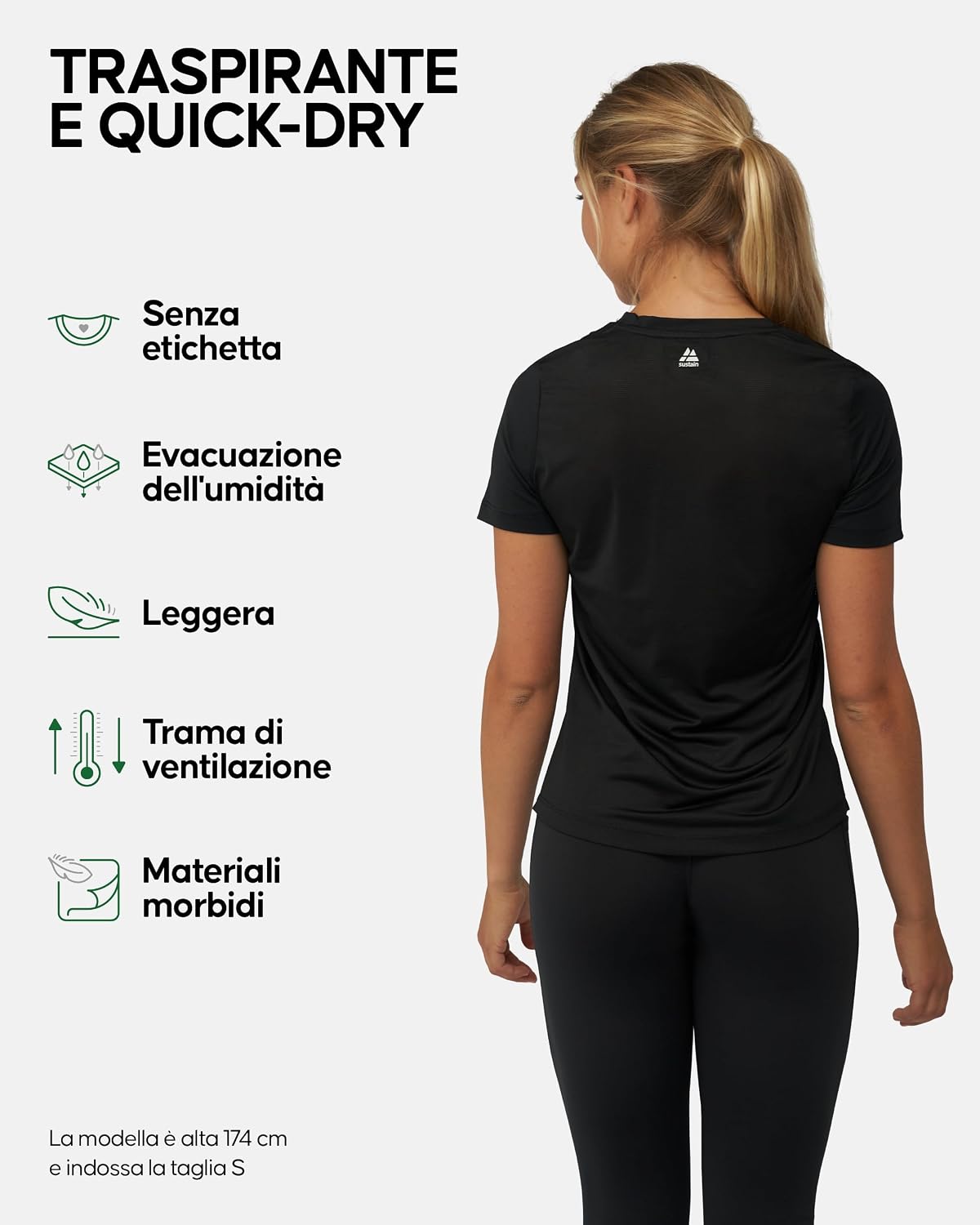 Thumbnail 2 de Danish Endurance Maglietta Fitness Donna