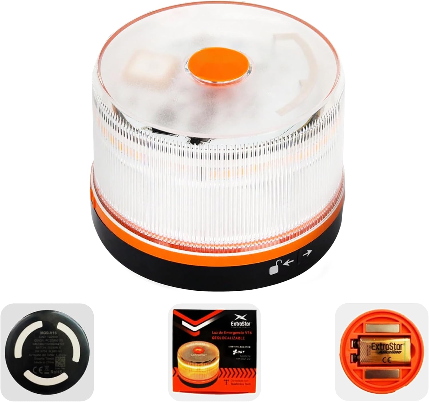 Detalle de HIBRON EXTRASTAR Baliza V16 Luz Emergencia