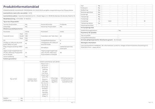 Thumbnail 19 de Cata VI 54024 X vinoteca 28 botellas, 60 cm
