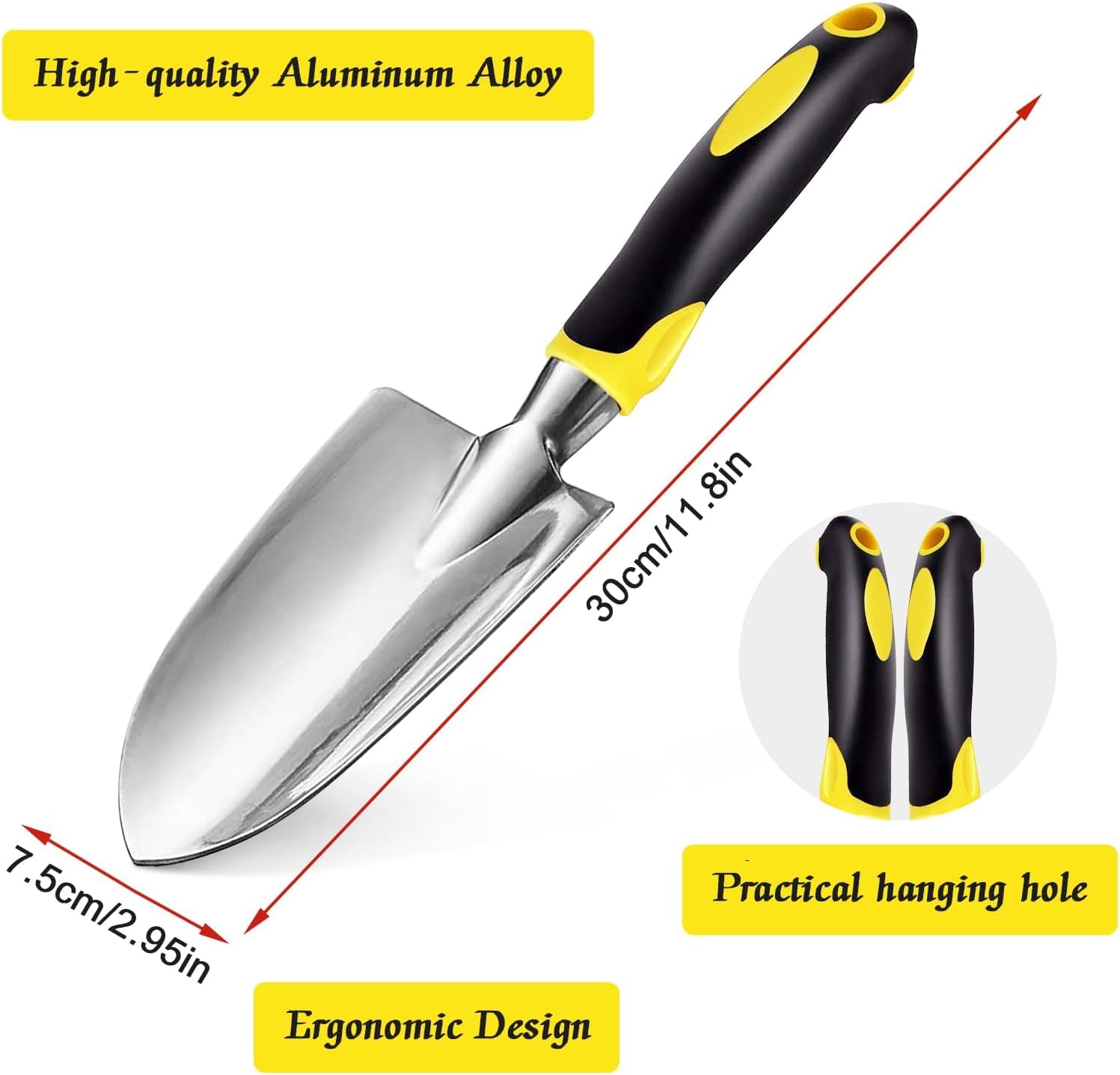 Detalle de Garden Tool Set 3 Piece aluminium tools