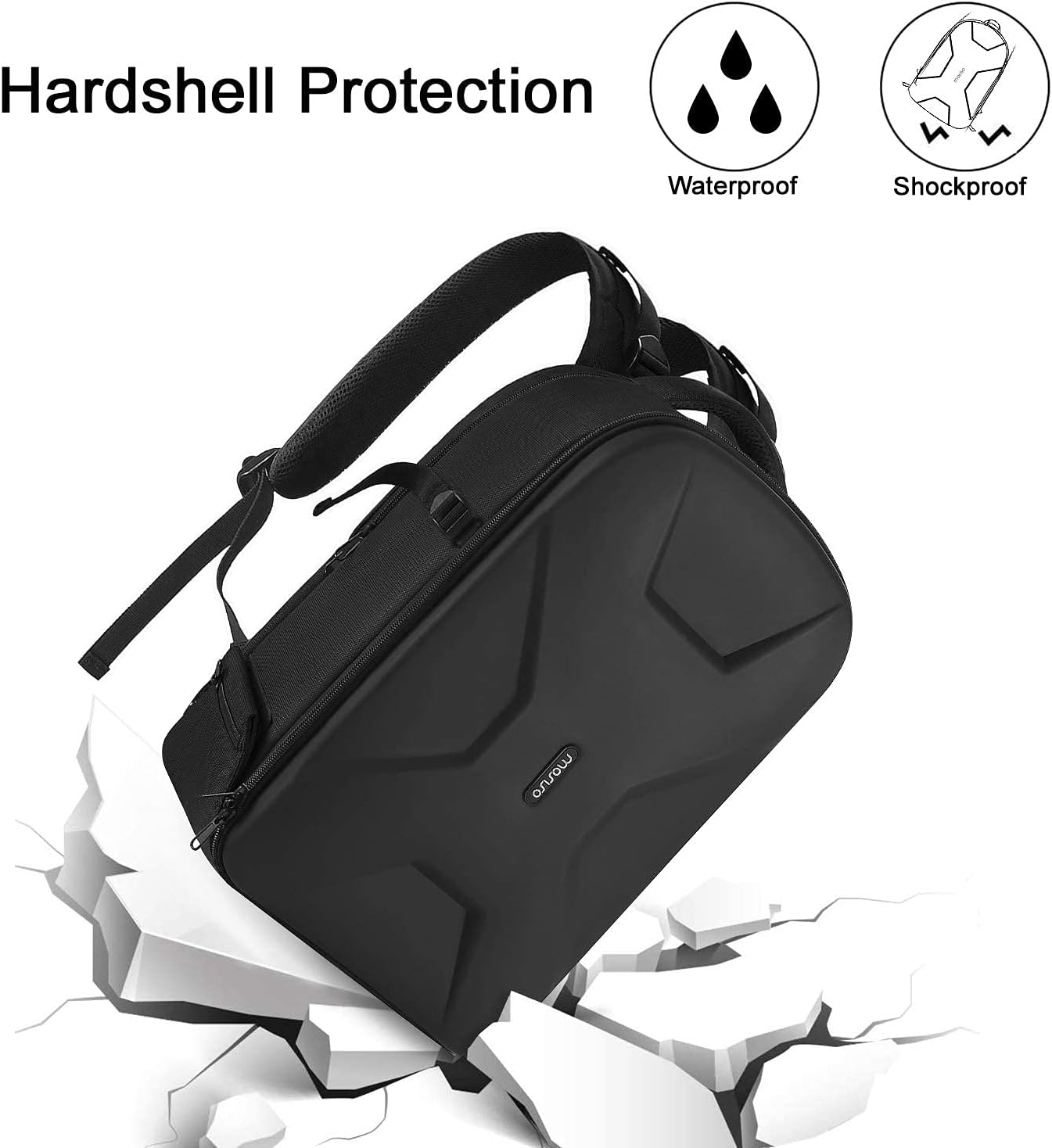 Detalle 2 de MOSISO Camera Backpack 15-inch laptop compartment