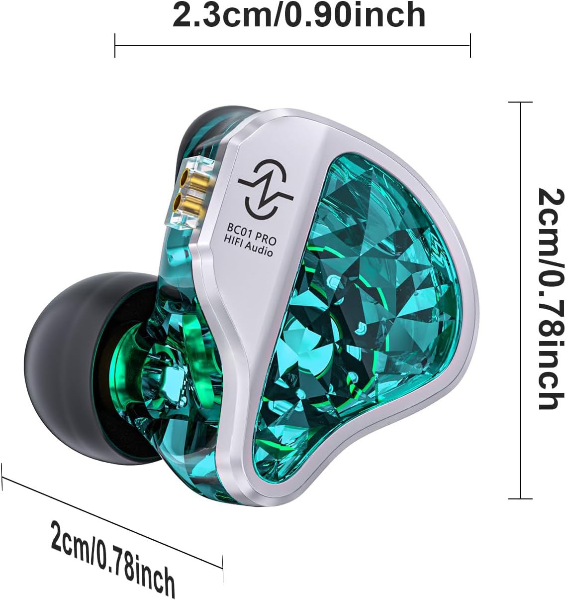 Thumbnail 5 de Yinyoo CCZ Harmony BC01 Pro hybrid in-ear wired headphones with 3.5mm plug