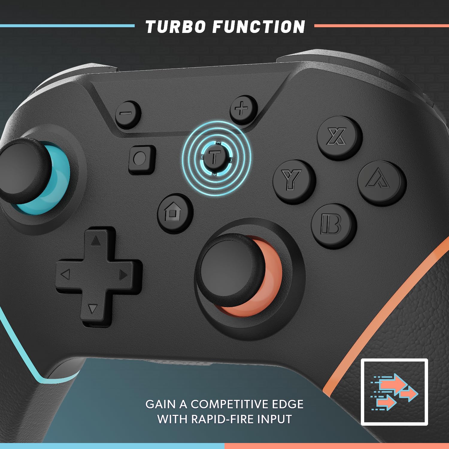 Detalle 2 de Hyperkin Armor3 M07467-BUOR NuChamp Pro Wireless Controller, 4 Remappable Back Buttons