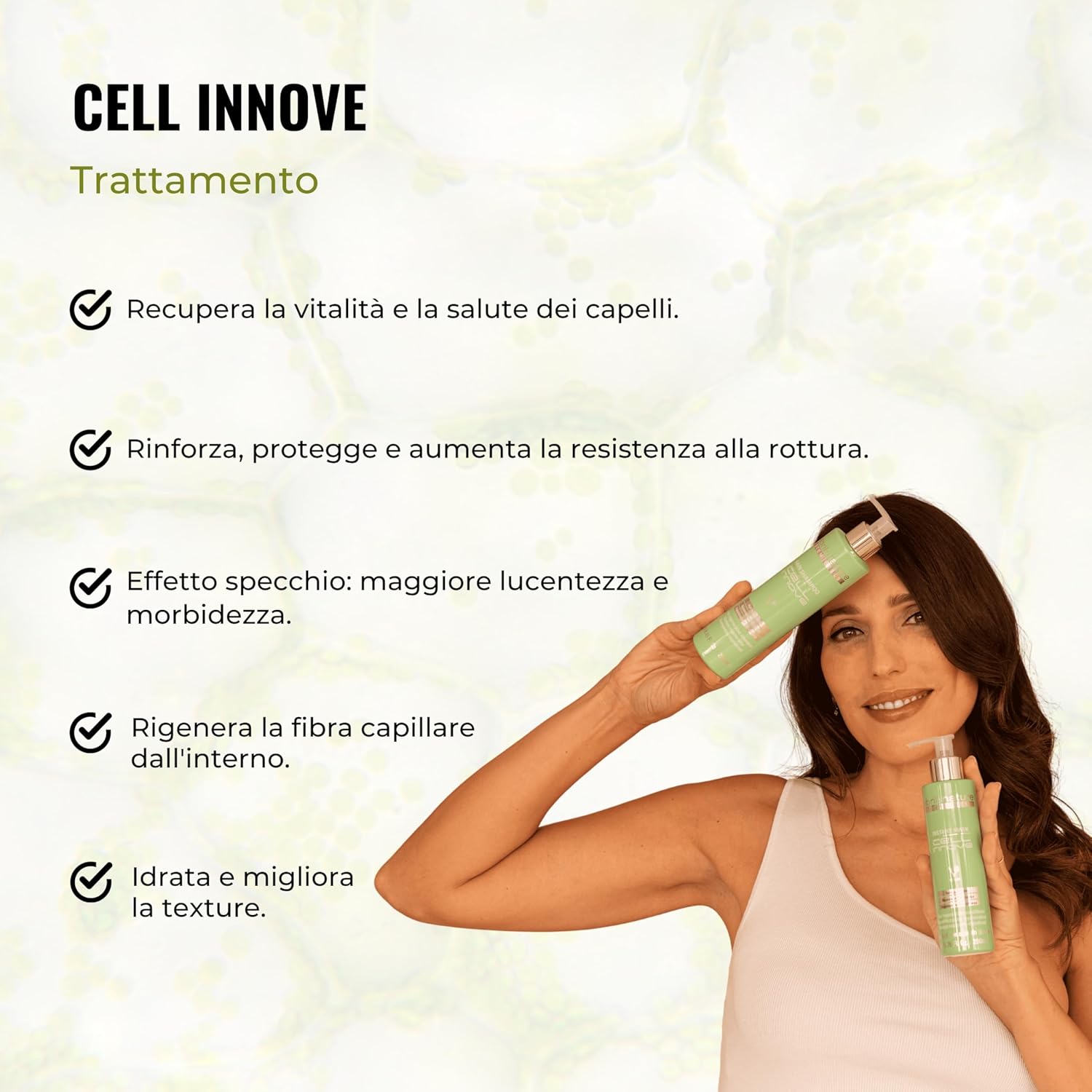 Thumbnail 1 de abril et nature Cell Innove Maschera Capillare con cellule staminali vegetali, 1000 ml