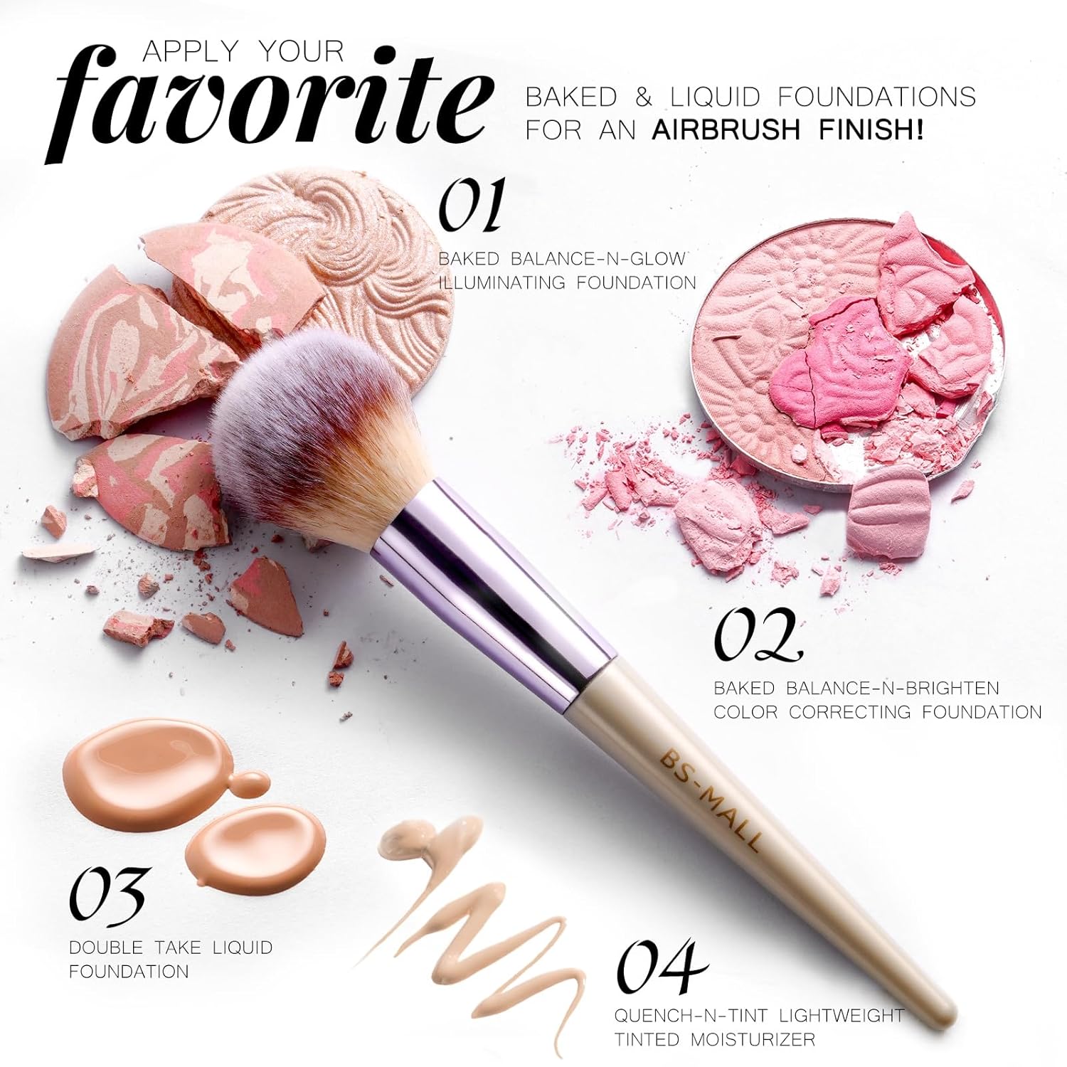 Thumbnail 1 de BS-MALL Makeup Brush Set 18 💄