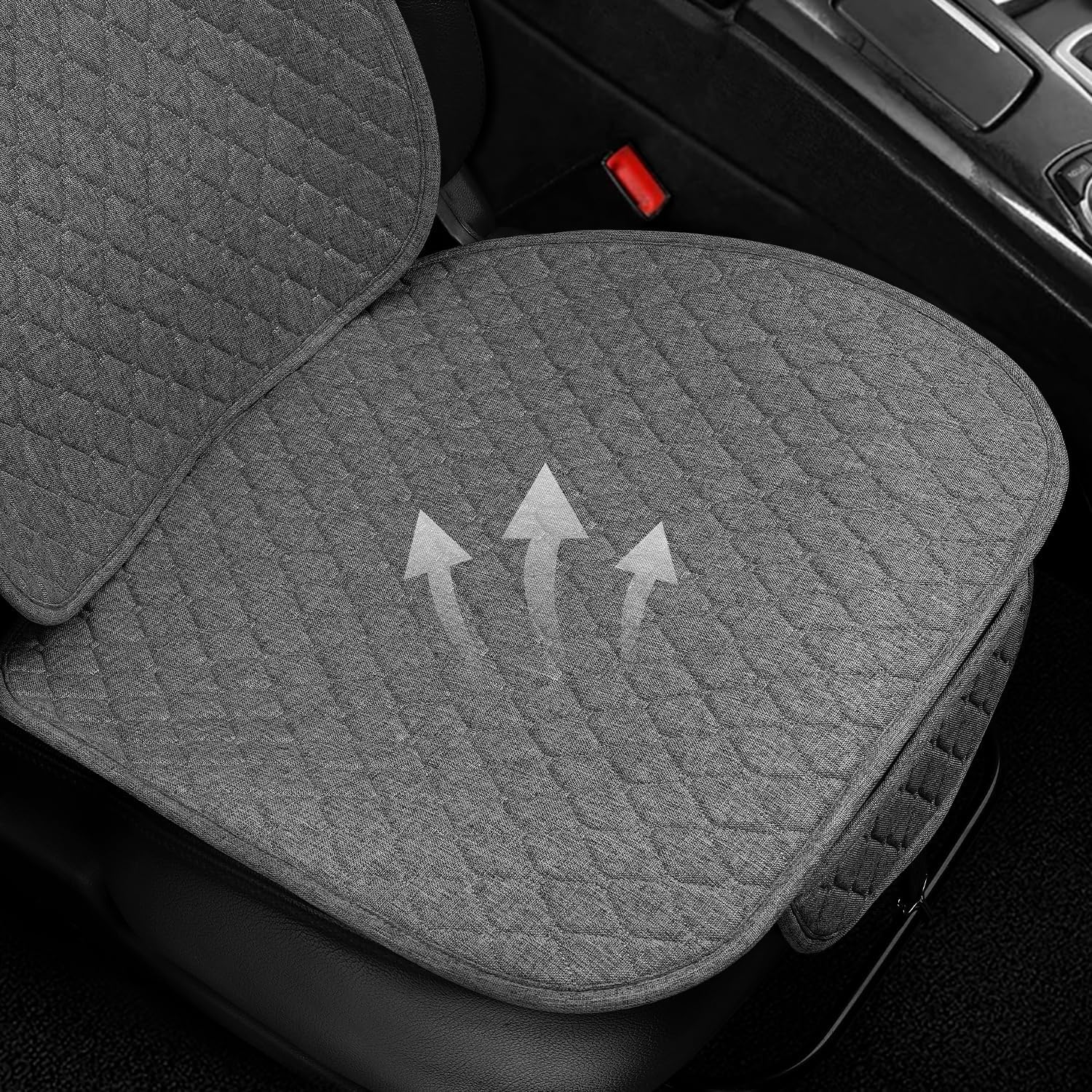 Detalle 2 de DECKALY Linen Front Seat Covers, 2-Pack