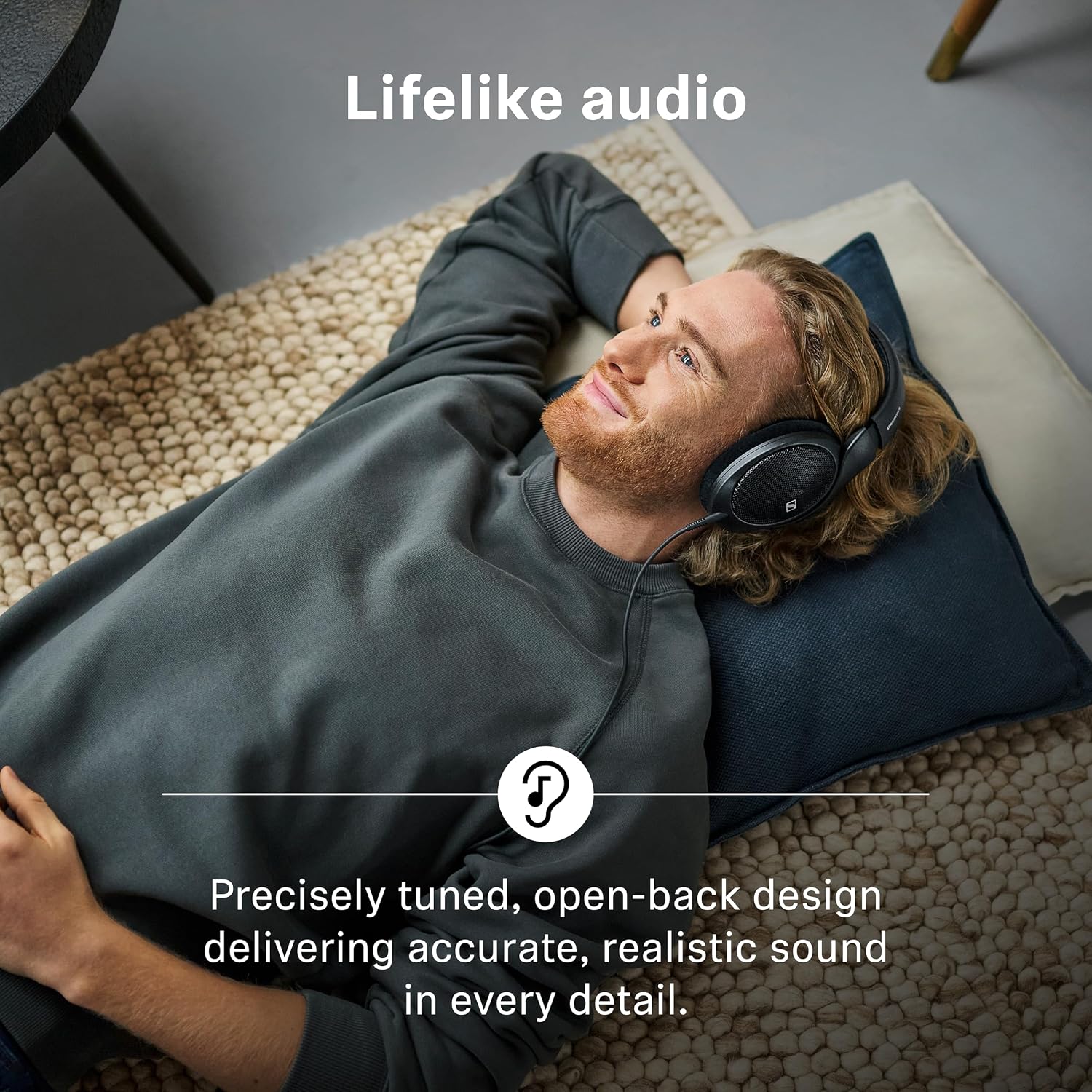 Detalle de Sennheiser HD 560S Open-Back Wired Headphones with Detachable Cable