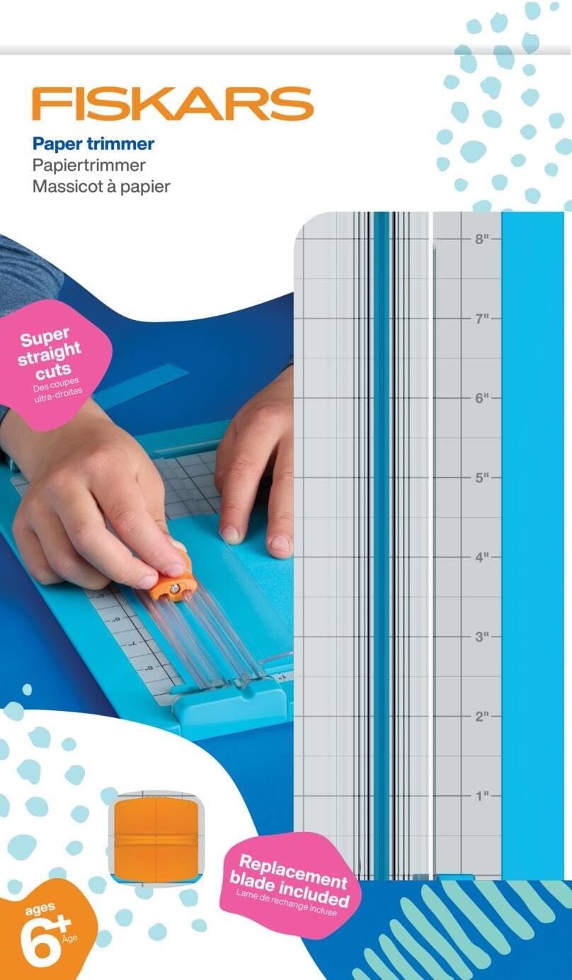 Thumbnail 6 de Fiskars Papierschneider für Kinder ab 6 Jahren – sichere Klinge, gerader Schnitt, 29,2 x 17,8 cm