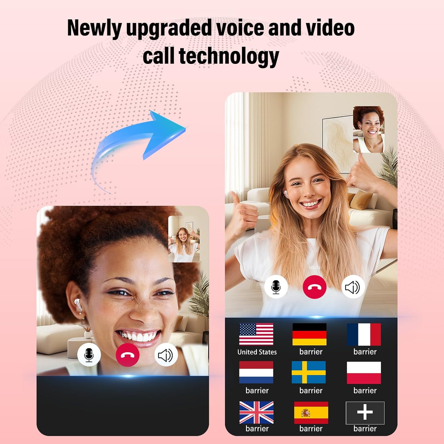 Thumbnail 2 de Language Translation Earbuds 164 Languages