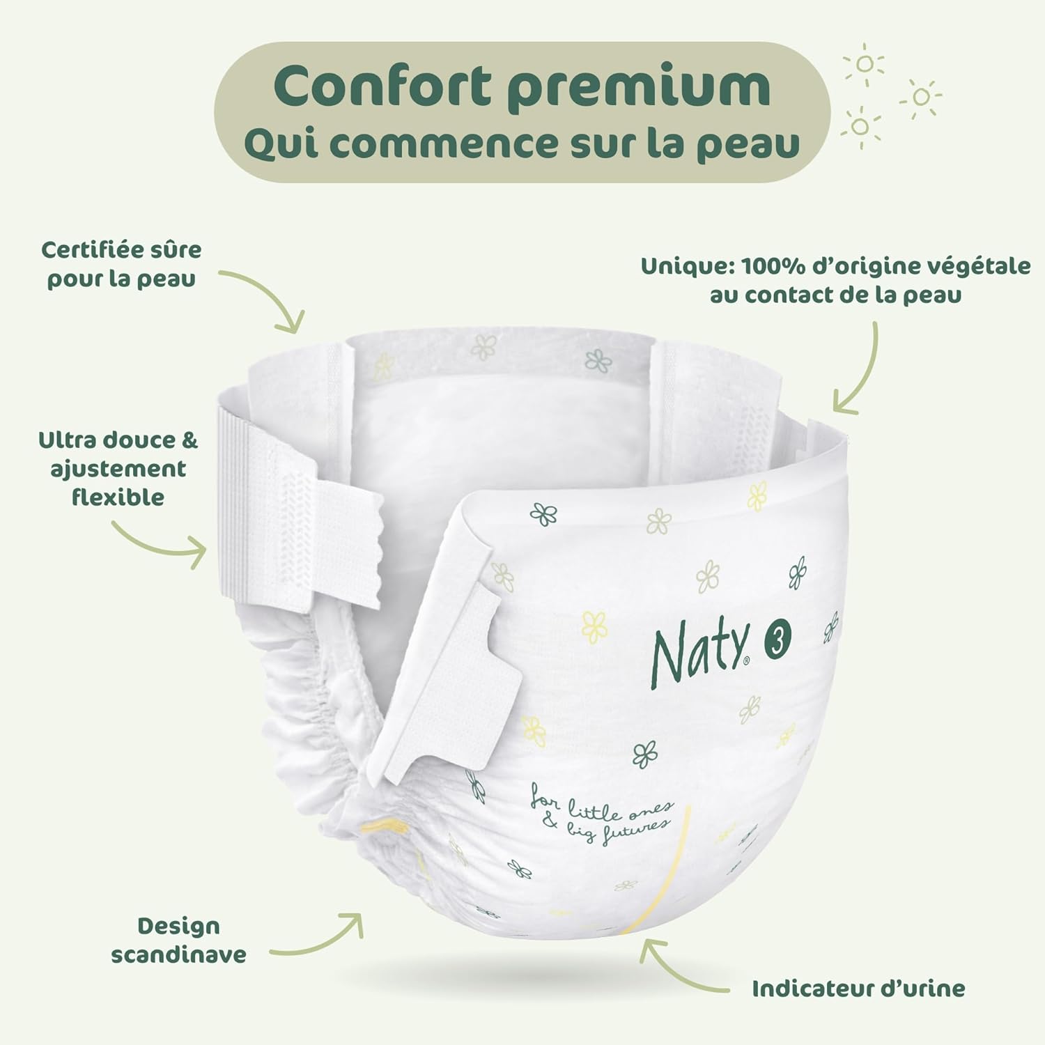 Thumbnail 6 de Naty BioEmbrace Taille 3 couches bébé 👶