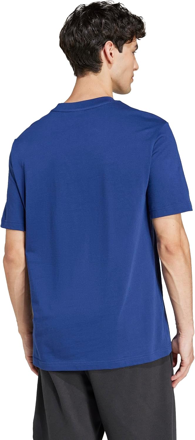Detalle 2 de adidas Essentials Small Logo Single Jersey Tee – męski T-shirt z małym logo