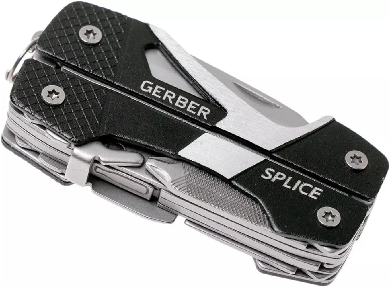 Detalle de Gerber Splice Mini Multi-Tool with Scissors, Folding Blade and Aluminium Handles