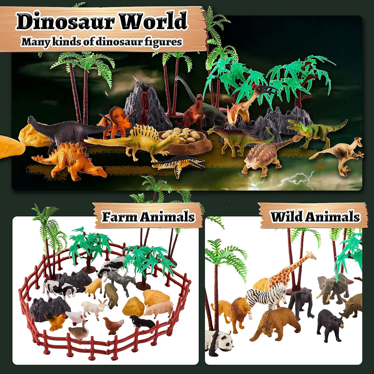 Thumbnail 1 de TOEY PLAY 3 in 1 Animals Toys