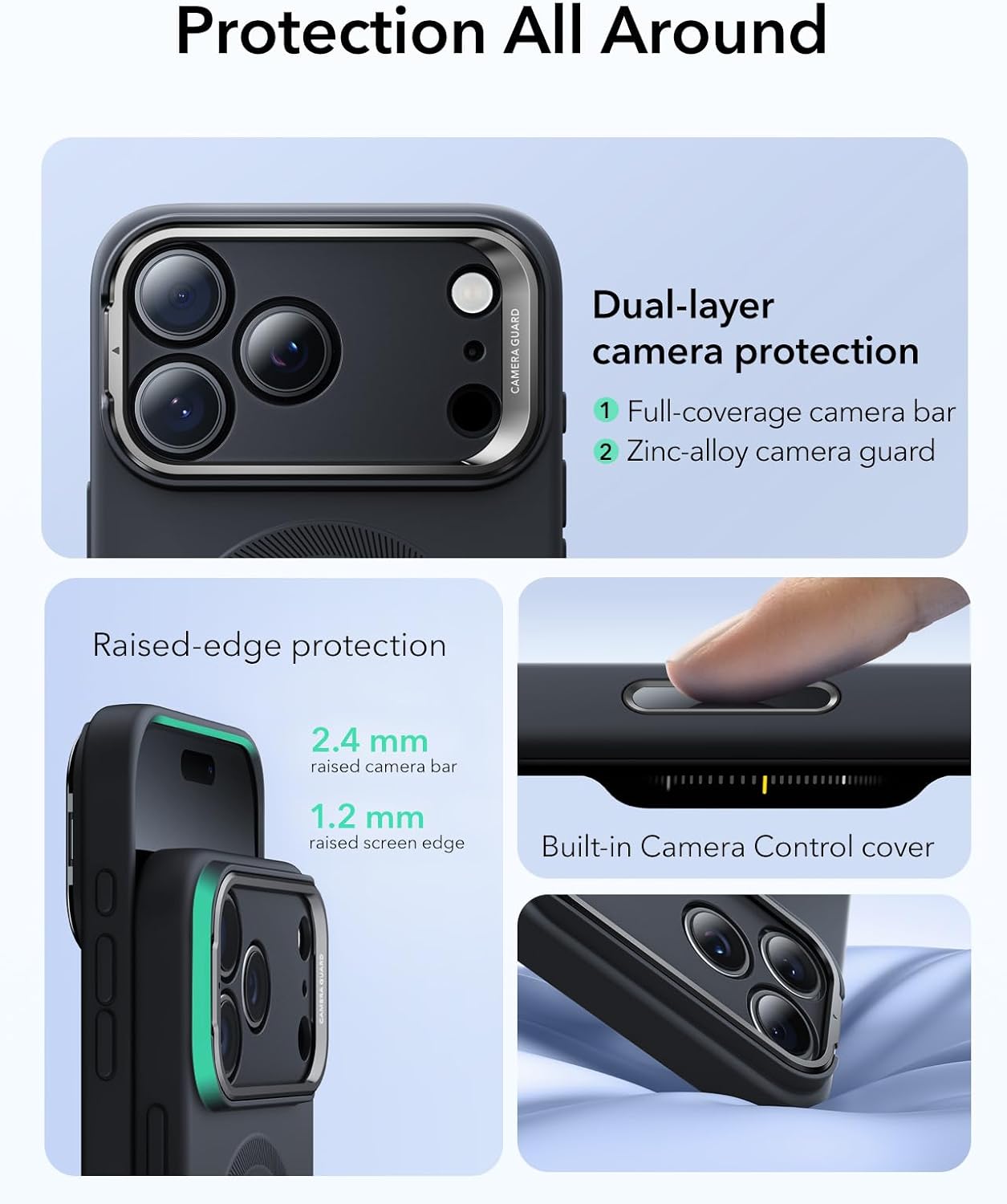 Detalle 2 de ESR Silicone Case for iPhone 17 Pro Max MagSafe