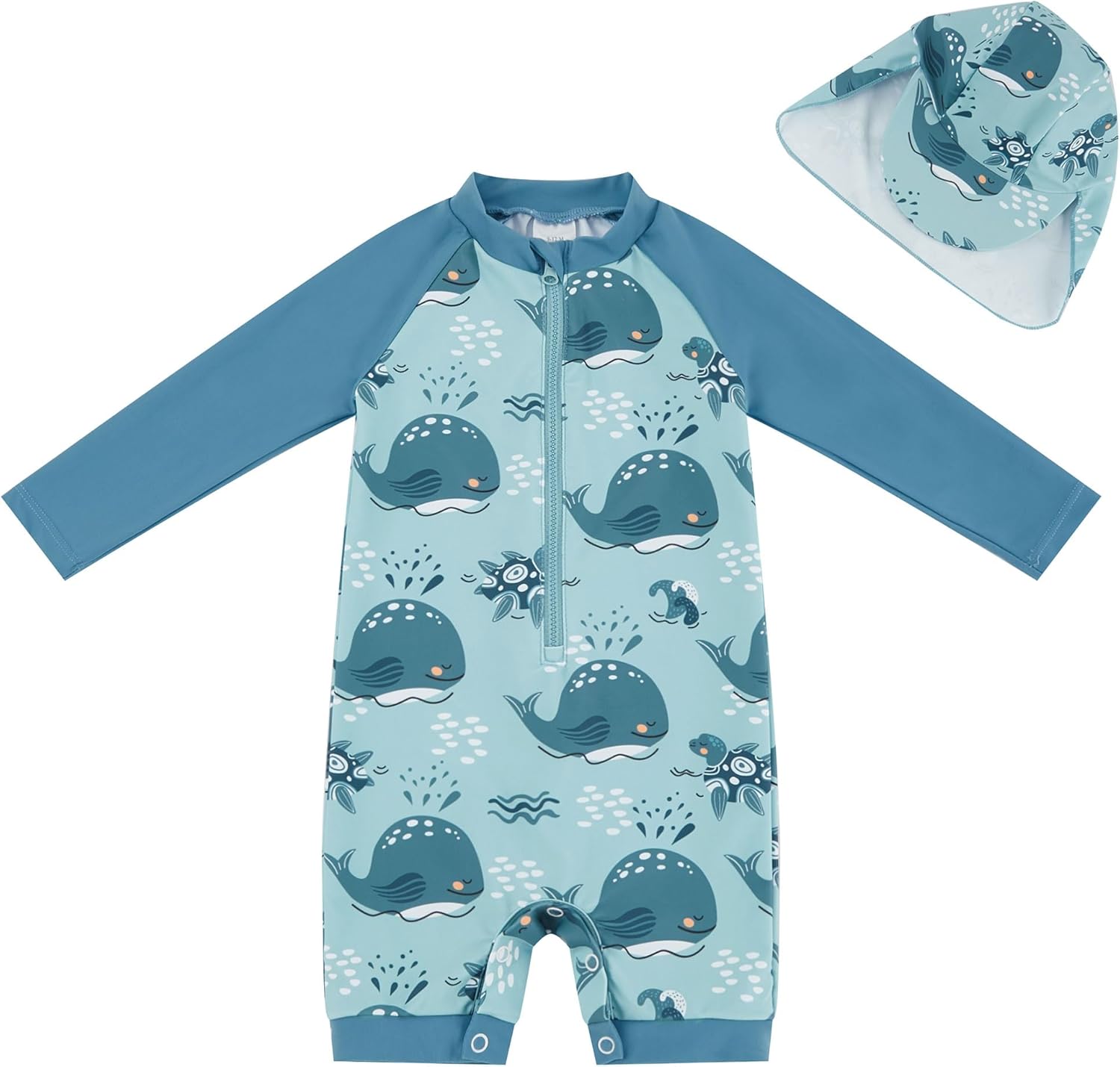 Thumbnail 6 de UMELOK Baby Badebekleidung für Mädchen: Badeanzug mit Sonnenhut und UV-Schutz (UPF 50+)