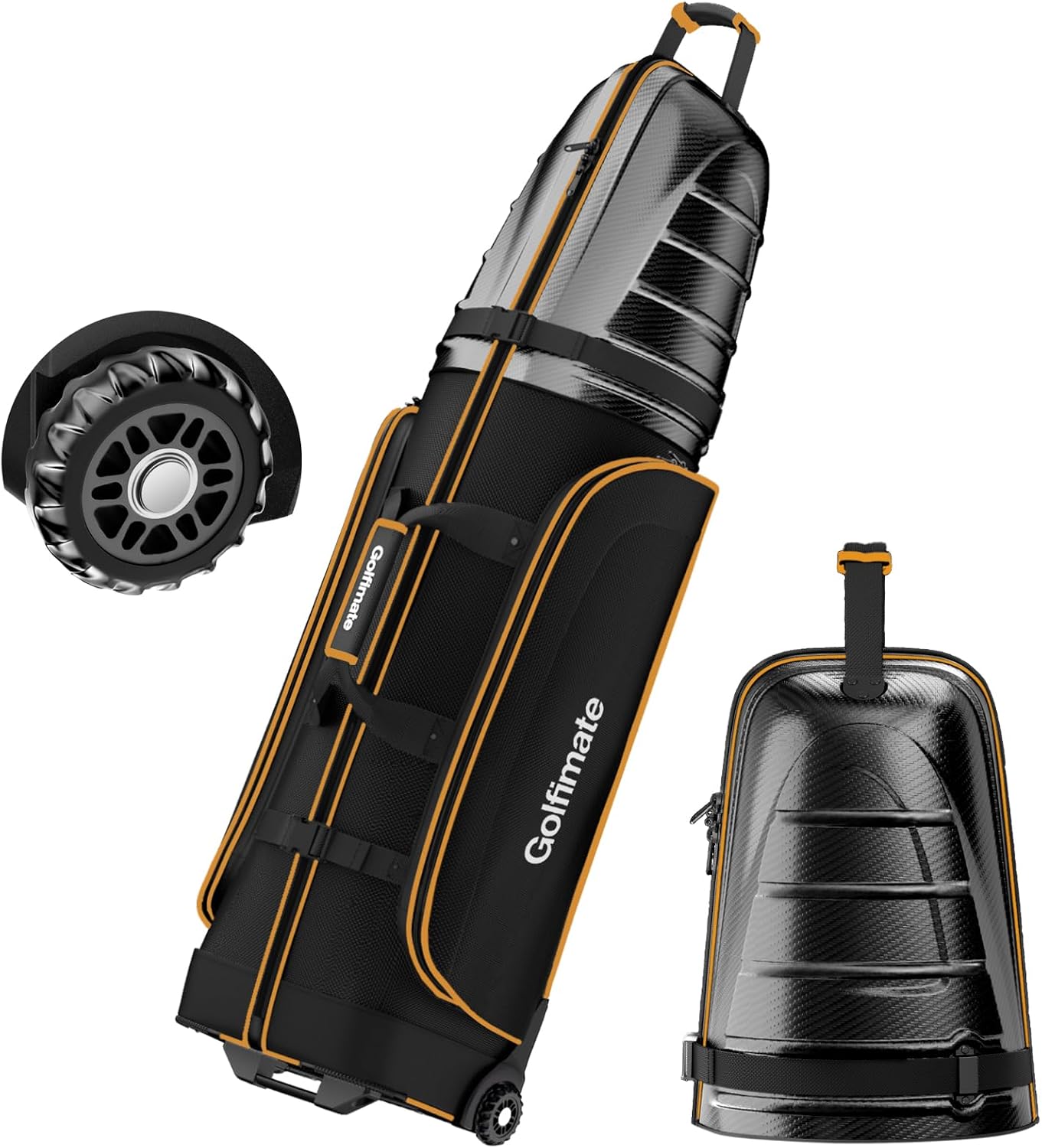 Detalle de Golf Travel Bags for Airlines with Carbon Fiber Hard Top