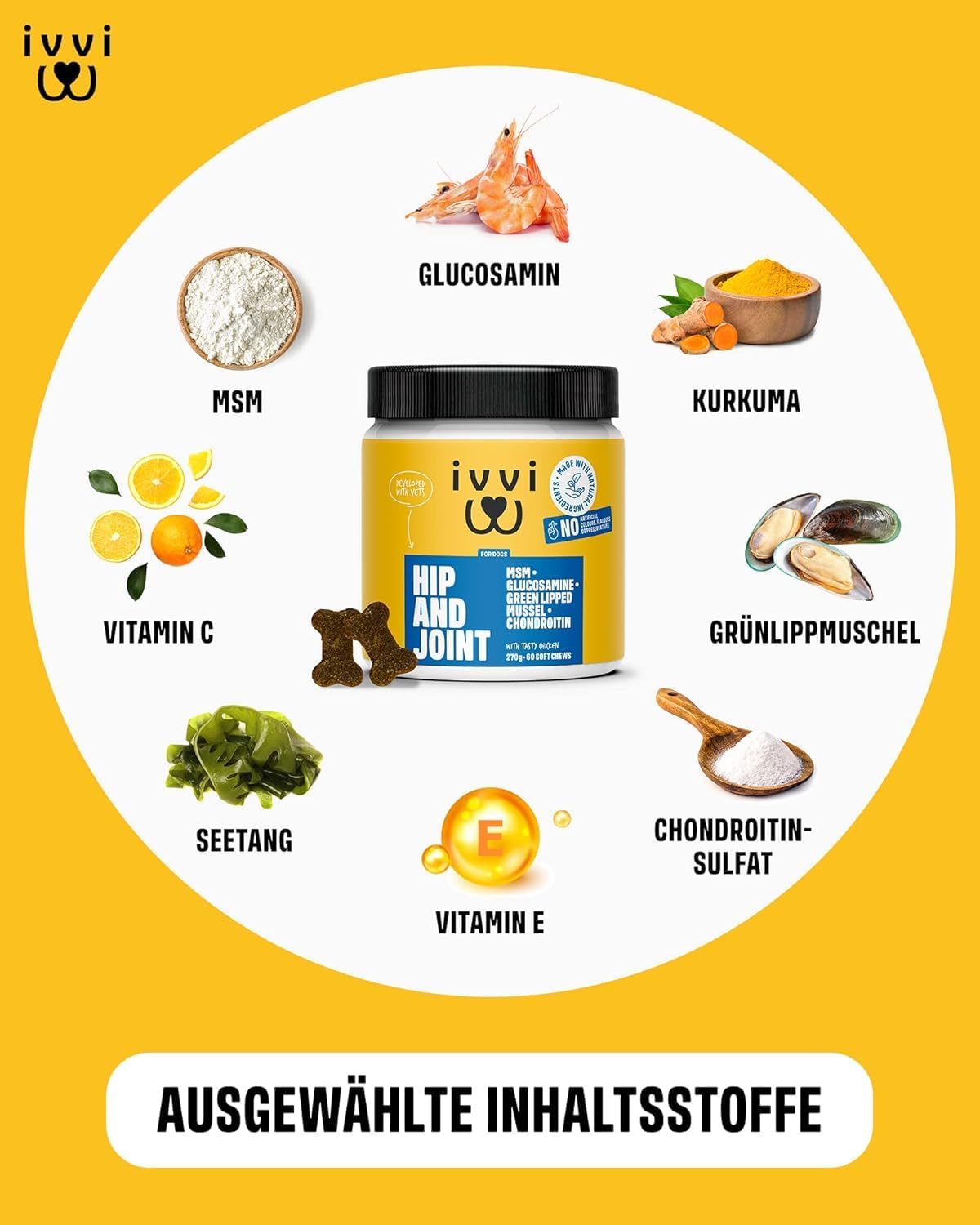 Thumbnail 4 de ivvi Hip & Joint Gelenktabletten 60 Snacks