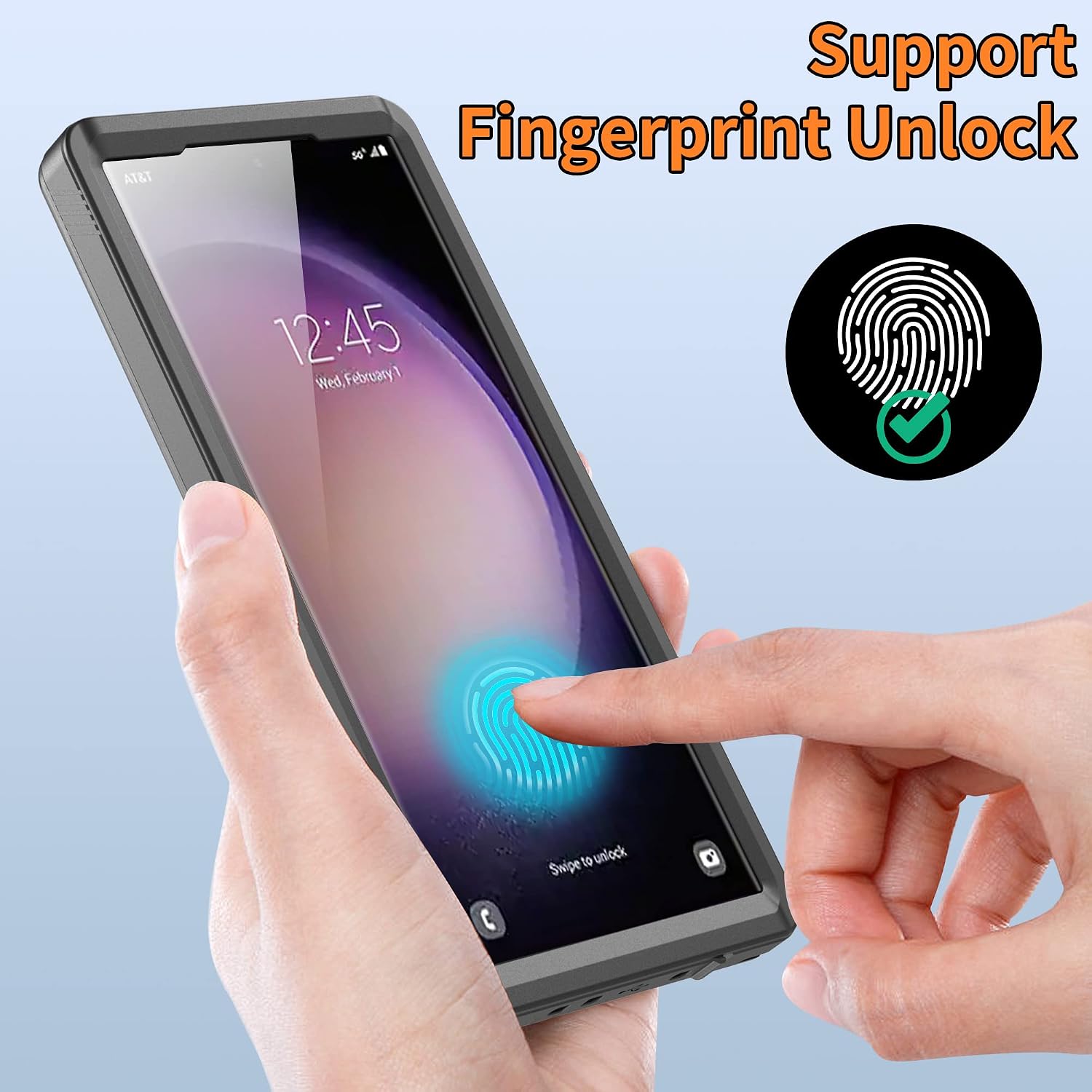 Thumbnail 6 de Cozycase S23 Ultra (Noir) Waterproof 360° Case with Screen and Camera Protection
