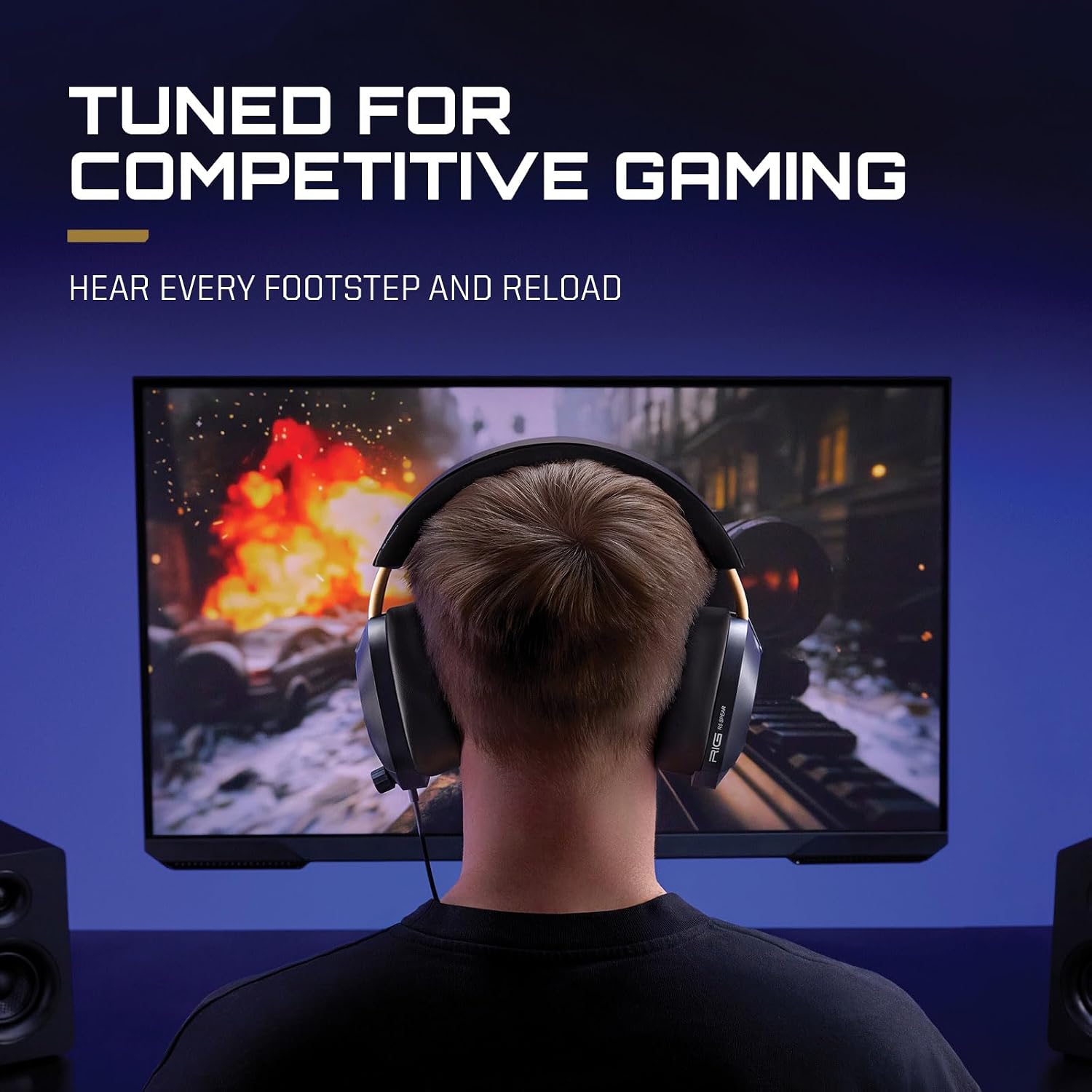 Thumbnail 4 de RIG R5 Spear MAX HD Wired Gaming Headset (40mm GrapheneQ drivers, Dolby Atmos, detachable mic)