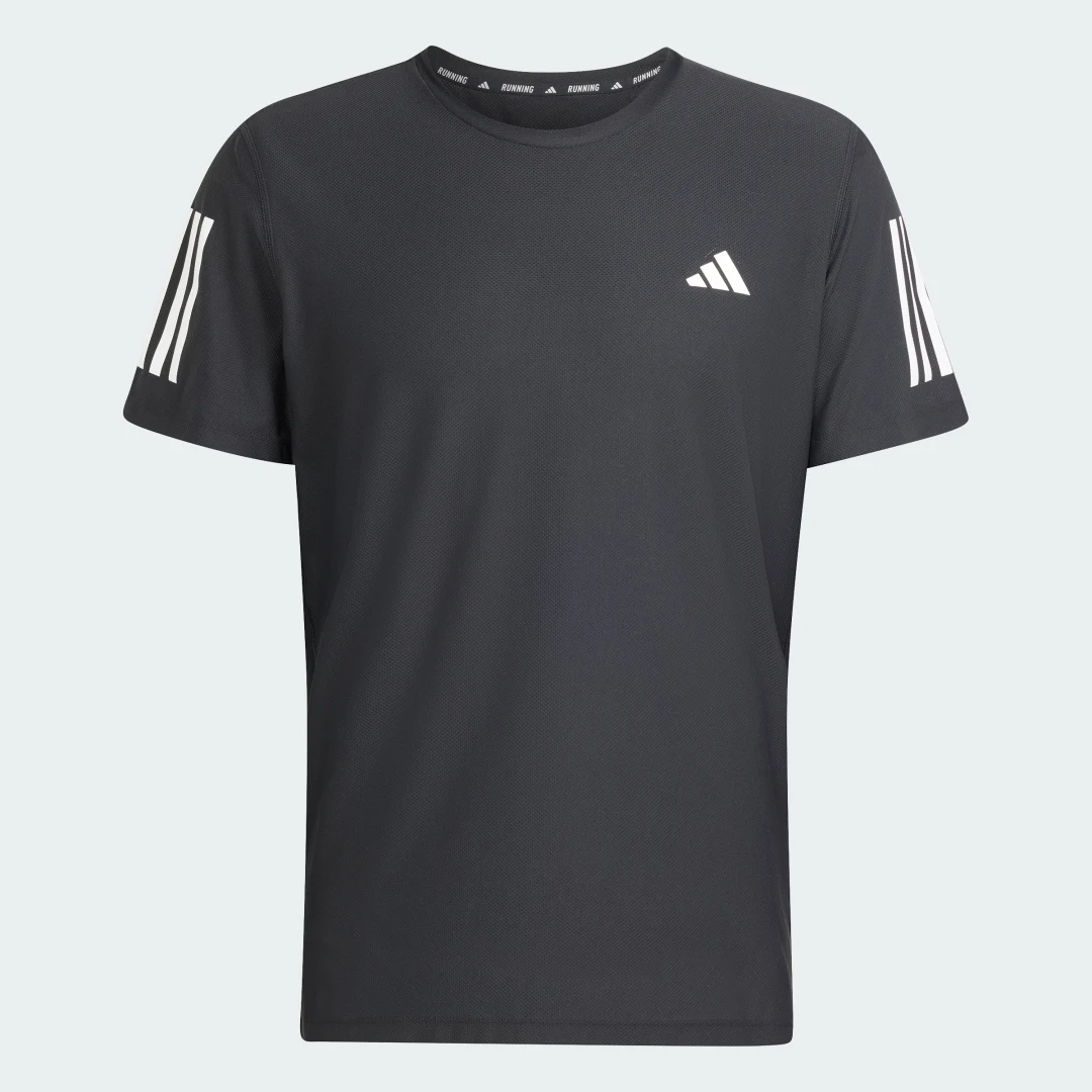 Detalle 2 de Camiseta Own the Run de Adidas (Negro)