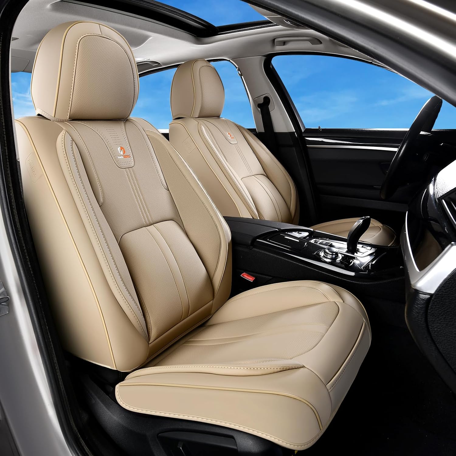 Detalle 2 de Huidasource Nappa Leather Car Seat Covers